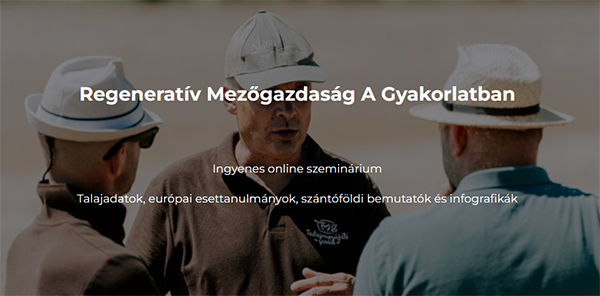Regeneratív mezőgazdaság a gyakorlatban